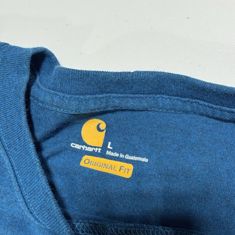 Lot Of 5 Carhartt Shirts Men's Large Original Fit Pocket Tee - Picture 4 of 16